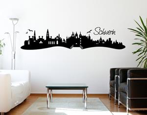 Klebefieber Wandtattoo Architektur & Skyline Skyline Schwerin