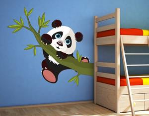 Klebefieber Wandtattoo Kinderzimmer kleiner Panda