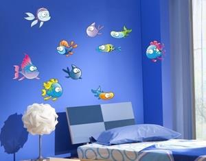 Klebefieber Wandtattoo Kinderzimmer Fischis