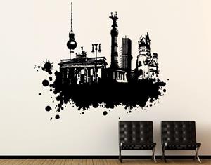 Klebefieber Wandtattoo Architektur & Skyline Berlin Streetart