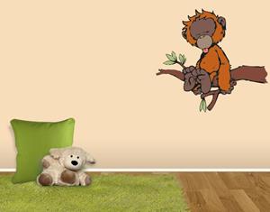 Klebefieber Wandtattoo Kinderzimmer NICI - Orang Utan