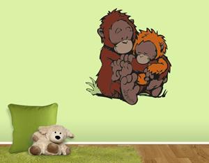 Klebefieber Wandtattoo Kinderzimmer NICI - Orang Utan