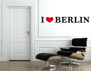 Klebefieber Wandtattoo Architektur & Skyline I Love Berlin