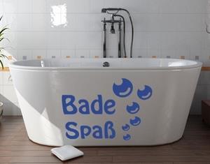 Klebefieber Wandtattoo Badezimmer Bade-Spaß