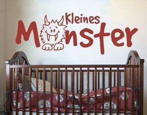 Klebefieber Wandtattoo Kinderzimmer Spruch Kleines Monster