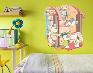 Klebefieber Wandtattoo Kinderzimmer NICI - My First neue Freunde