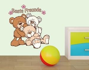 Klebefieber Wandtattoo Kinderzimmer NICI - Classic Bears