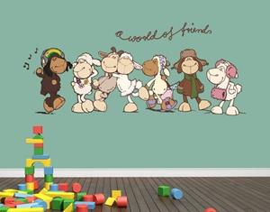 Klebefieber Wandtattoo Kinderzimmer NICI - World of Friends