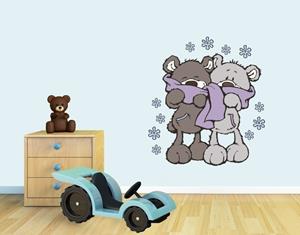 Klebefieber Wandtattoo Kinderzimmer NICI - Winter Bears