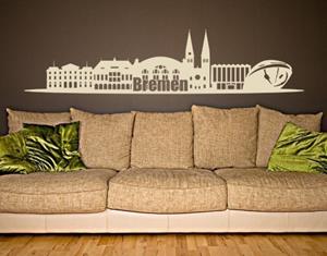 Klebefieber Wandtattoo Architektur & Skyline Skyline Bremen