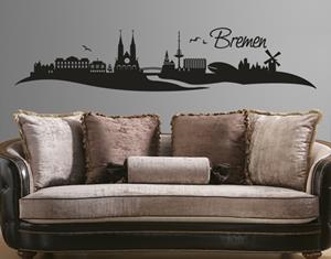 Klebefieber Wandtattoo Architektur & Skyline Skyline Bremen