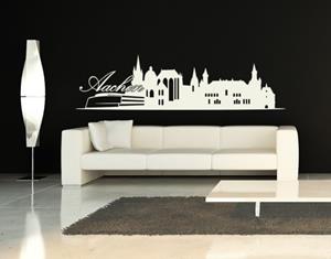 Klebefieber Wandtattoo Architektur & Skyline Skyline Aachen