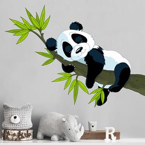 Klebefieber Wandtattoo Schlafender Panda