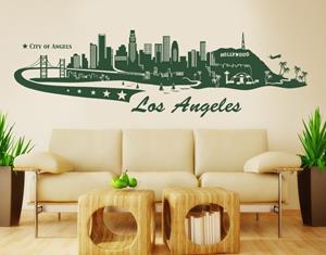 Klebefieber Wandtattoo Architektur & Skyline Los Angeles