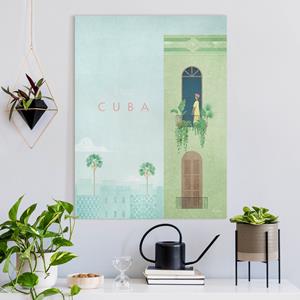 Klebefieber Leinwandbild Reiseposter - Cuba