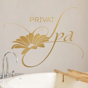 Klebefieber Wandtattoo Spruch No.UL600 Privat Spa