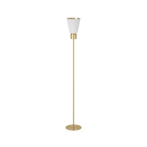 EGLO Uplighter Aglientina, messing/wit, 1-lamp