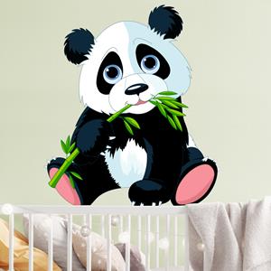 Klebefieber Wandtattoo Naschender Panda