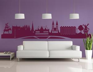 Klebefieber Wandtattoo Architektur & Skyline No.FB24 Bremen Skyline II