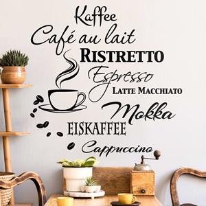 Klebefieber Wandtattoo Küchenspruch Erlesene Kaffeesorten