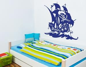 Klebefieber Wandtattoo Kinderzimmer Piratenschiff