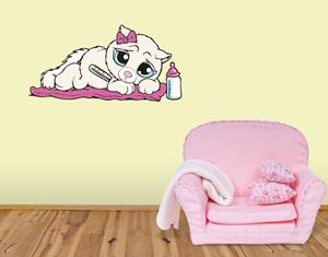 Klebefieber Wandtattoo Kinderzimmer NICI - Baby cat