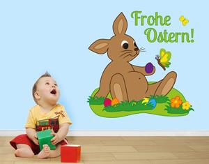 Klebefieber Wandtattoo Kinderzimmer Frohe Ostern