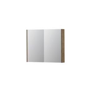 INK Spiegelkast met 2 dubbelzijdige spiegeldeuren en stopcontact/schakelaar 1105260