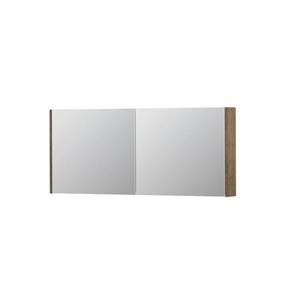 INK SPK1 Spiegelkast met 2 dubbelzijdige spiegeldeuren en stopcontact/schakelaar 1110760