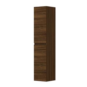 INK badkamerkast 35x37cm 2 deuren links/rechtsdraaiend greeploos keerlijst hout decor 1257410