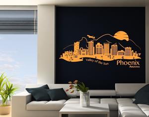 Klebefieber Wandtattoo Architektur & Skyline Skyline Phoenix Arizona