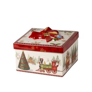 Villeroy & Boch Christmas Toys Voorraaddoos vierkant trein m