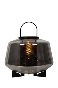 click-licht Tischleuchte »Tischleuchte Siska in Schwarz-transparent E27«, Tischleuchte, Nachttischlampe, Tischlampe