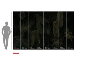 Komar Fotobehang - Darkest Green 400x250cm - Vliesbehang