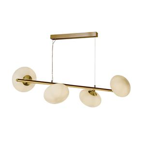 Searchlight Electric Ltd (FOB) Hanglamp Pebbles 4-lamps, messing
