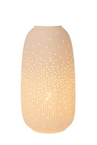 click-licht Tischleuchte »Tischleuchte Flores in Weiß E14 332mm«, Tischleuchte, Nachttischlampe, Tischlampe
