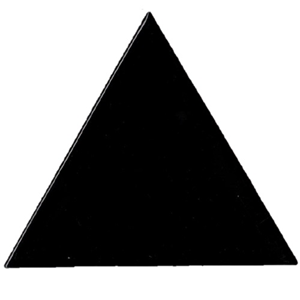 Terre d'Azur Cima wandtegel 11x13cm zwart glans - 34 stuks per doos