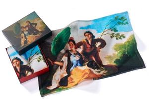 MuseARTa Gästehandtücher »Francisco de Goya - Der Sonnenschirm« (2-St),  Gästehandtücher (2 Stück), Kunstwerke Gästehandtücher ca.60x40 cm Gesche