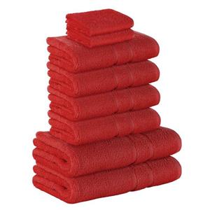 StickandShine Handtuch Set »2x Gästehandtuch 4x Handtücher 2x Duschtücher als SET in verschiedenen Farben (8 Teilig) 100% Baumwolle 500 GSM Frottee 8er Handtuch Pack«, 100% 
