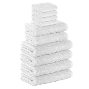 StickandShine Handtuch Set »4x Gästehandtuch 2x Handtücher 4x Duschtücher als SET in verschiedenen Farben (10 Teilig) 100% Baumwolle 500 GSM Frottee 10er Handtuch Pack«, 100