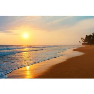 Papermoon Fotobehang Sri Lanka beach Sunset
