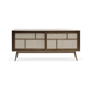 Olivine Boas houten sideboard gerookt eiken - 180 x 45 cm