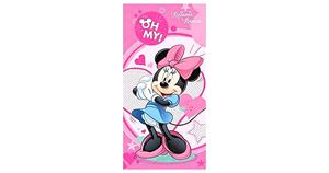 Minnie Mouse Badetuch 70 x 140 cm rosa