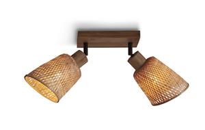 GOOD&MOJO Plafondlamp Java 2-lamps, Bamboe - Naturel