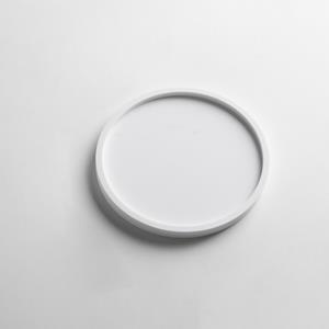 Ideavit Cosmetica Plank  Solidplate 15x15x1.2 cm Solid Rond Surface Mat Wit 