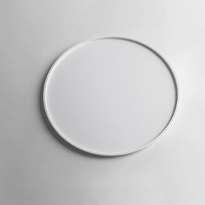 Ideavit Cosmetica Plank  Solidplate 25x25x1.2 cm Solid Surface Rond Mat Wit 