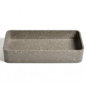 Ideavit Waskom  Idea.Max 60x28x12 cm Rechthoek Terrazzo Grijs/Bruin 