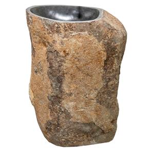 Cipi Waskom  Joya Pedestal 45/55x80/85 cm Vrijstaand River Stone 
