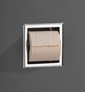 Saniclear Talpa inbouw toiletrolhouder chroom