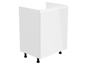 Mobistoxx Keukenkast voor wasbak ASPAS 1 deur links wit/hoogglans wit